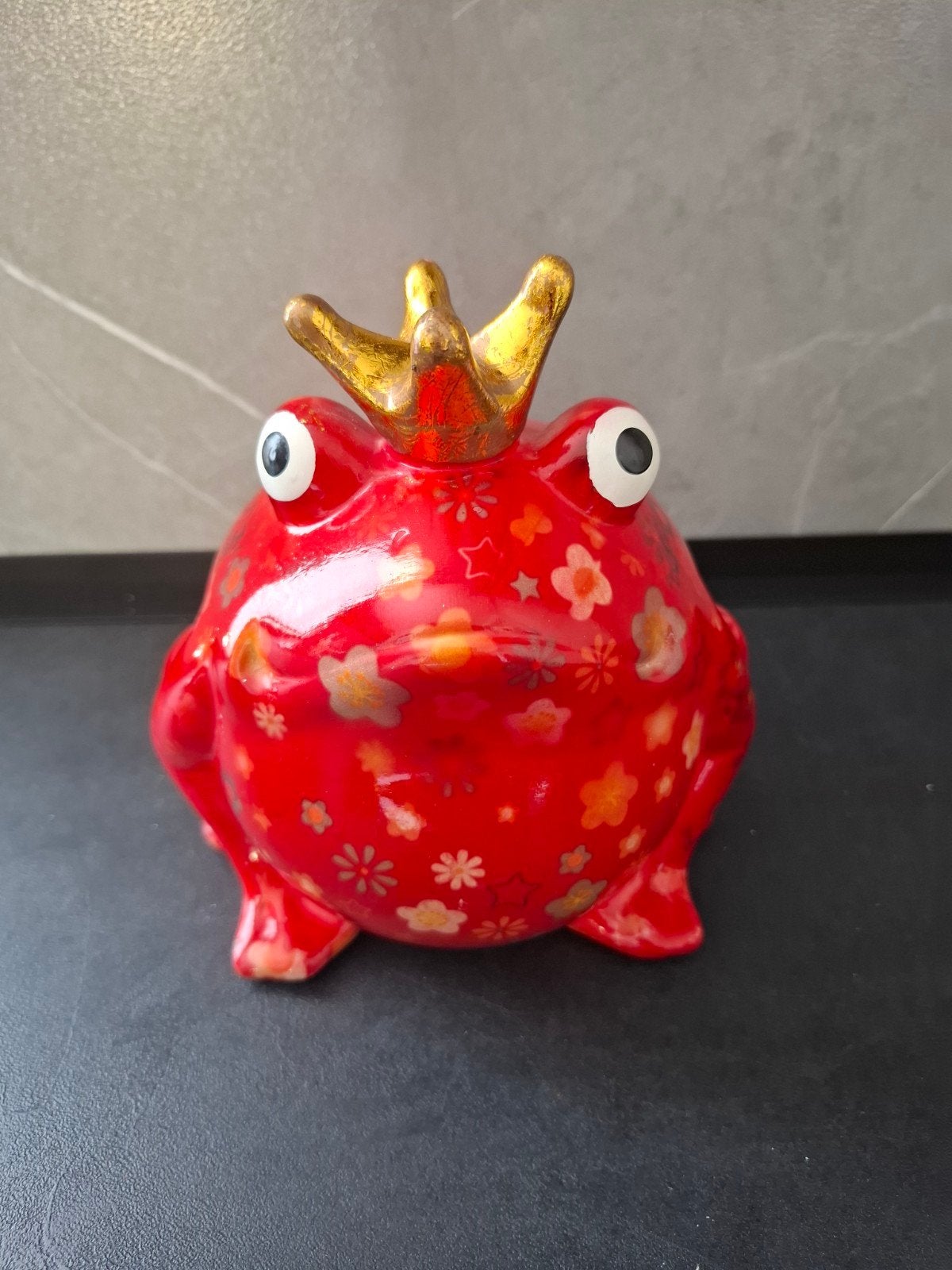 Pomme-pidou spaarpot kikker met kroon, Ophalen of Verzenden
