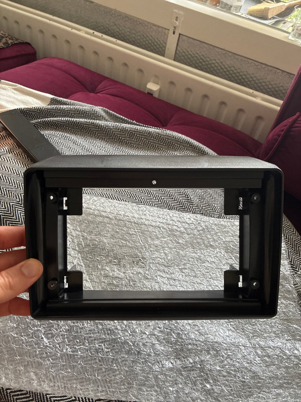 2 DIN radio frame For Fiat Ducato (and:Jumper/ Boxer), Verzenden