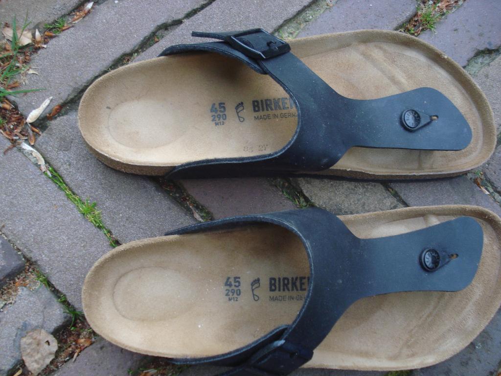 BIRKENSTOCK RAMSES ZWART 45 NIEUW GRATIS VERZENDING PER POST, Slippers, Verzenden, Zwart, Nieuw