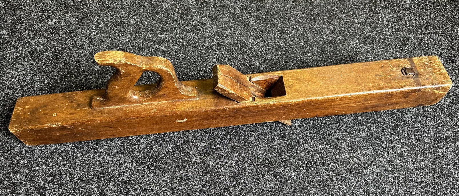Oude houten blokschaaf +/- 80 cm, Antiek en Kunst, Ophalen
