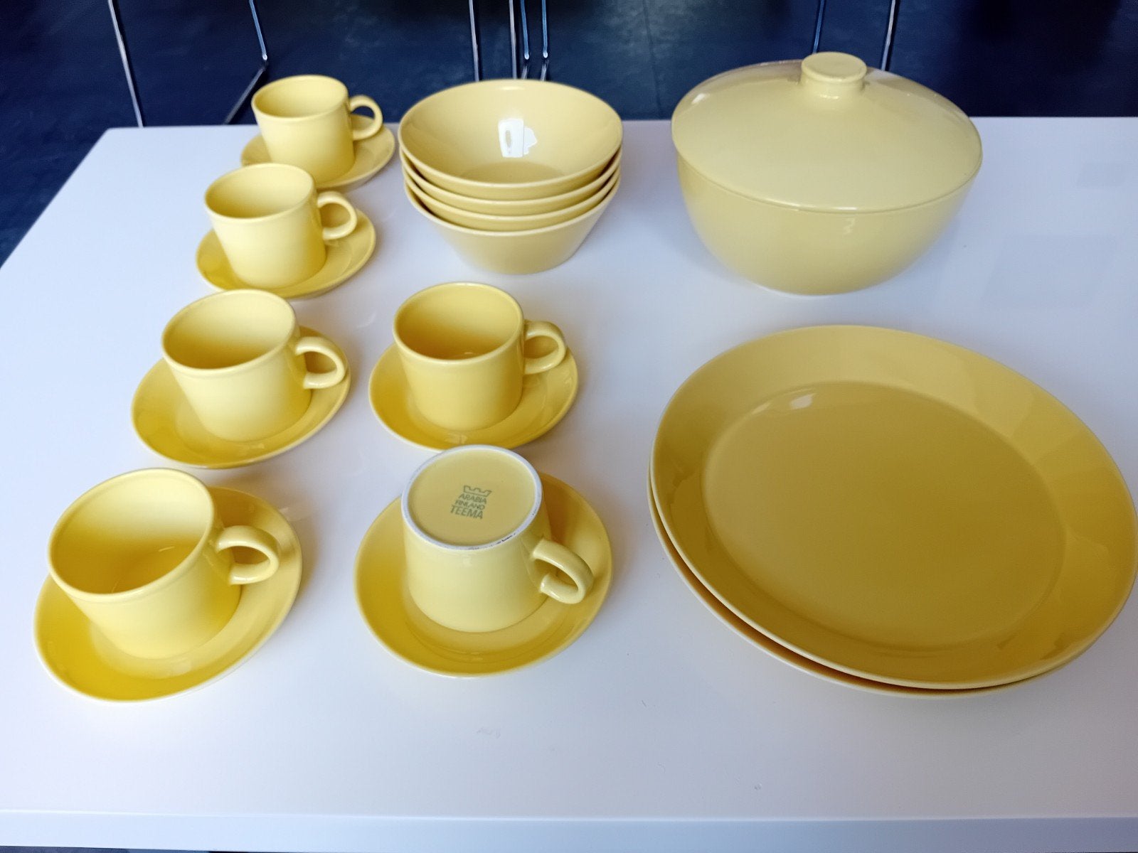 Geel ArabiaTeema voor iittala Teema servies puntgaaf, Huis en Inrichting, Keuken | Servies, Ophalen of Verzenden, Zo goed als nieuw