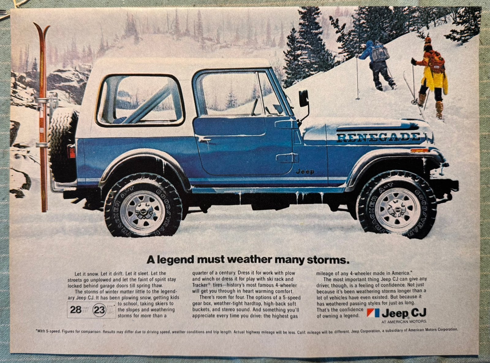 Advertentie Jeep Renegade CJ, Verzenden, Zo goed als nieuw, Auto's