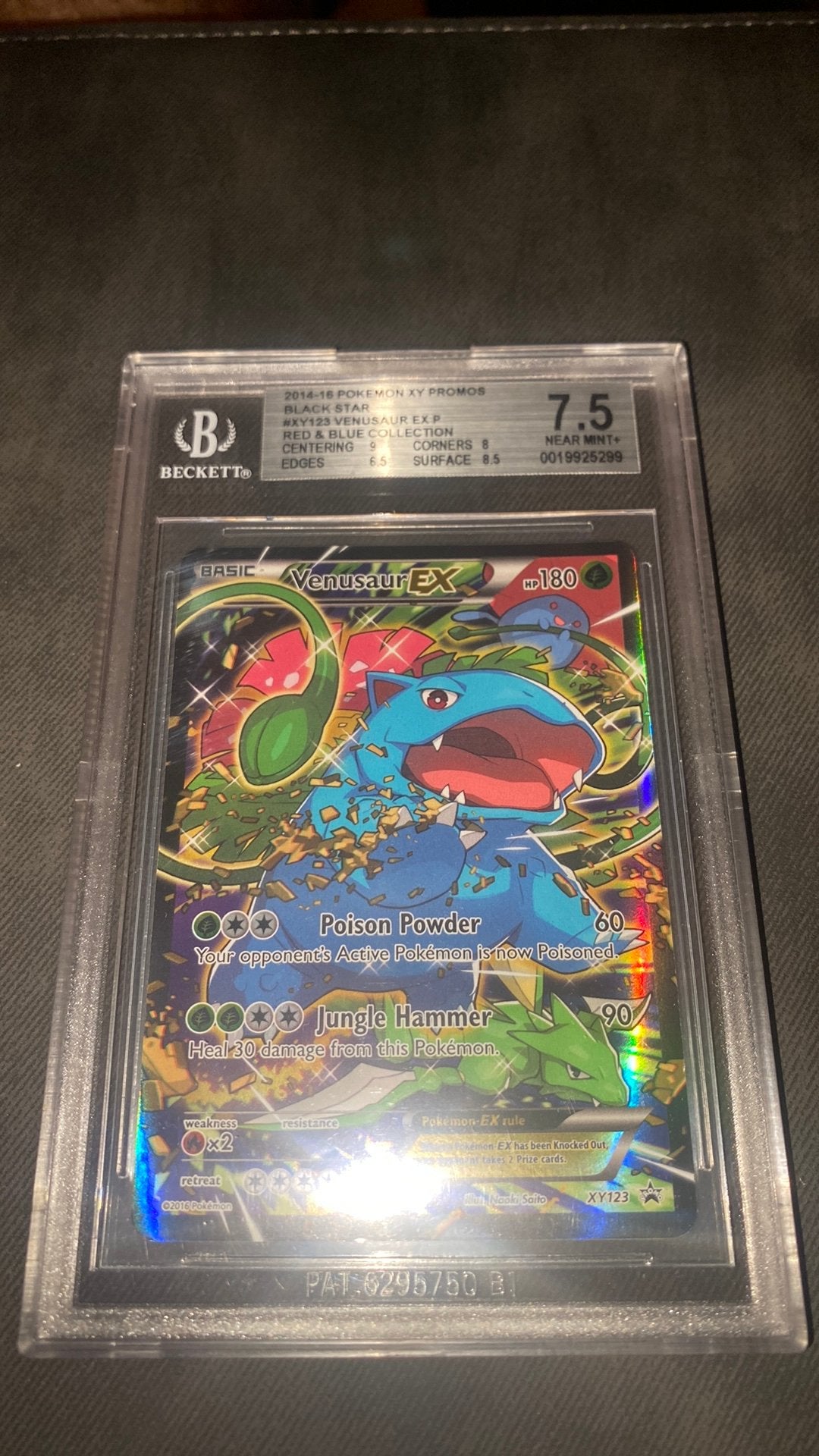 Venusaur xy123 bgs 7,5, Ophalen of Verzenden, Zo goed als nieuw