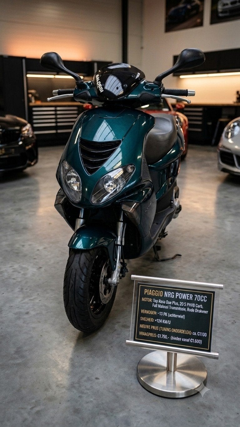 Piaggio NRG power mc4 70cc snel!, Ophalen, Tweetakt, Overige modellen, Maximaal 45 km/u