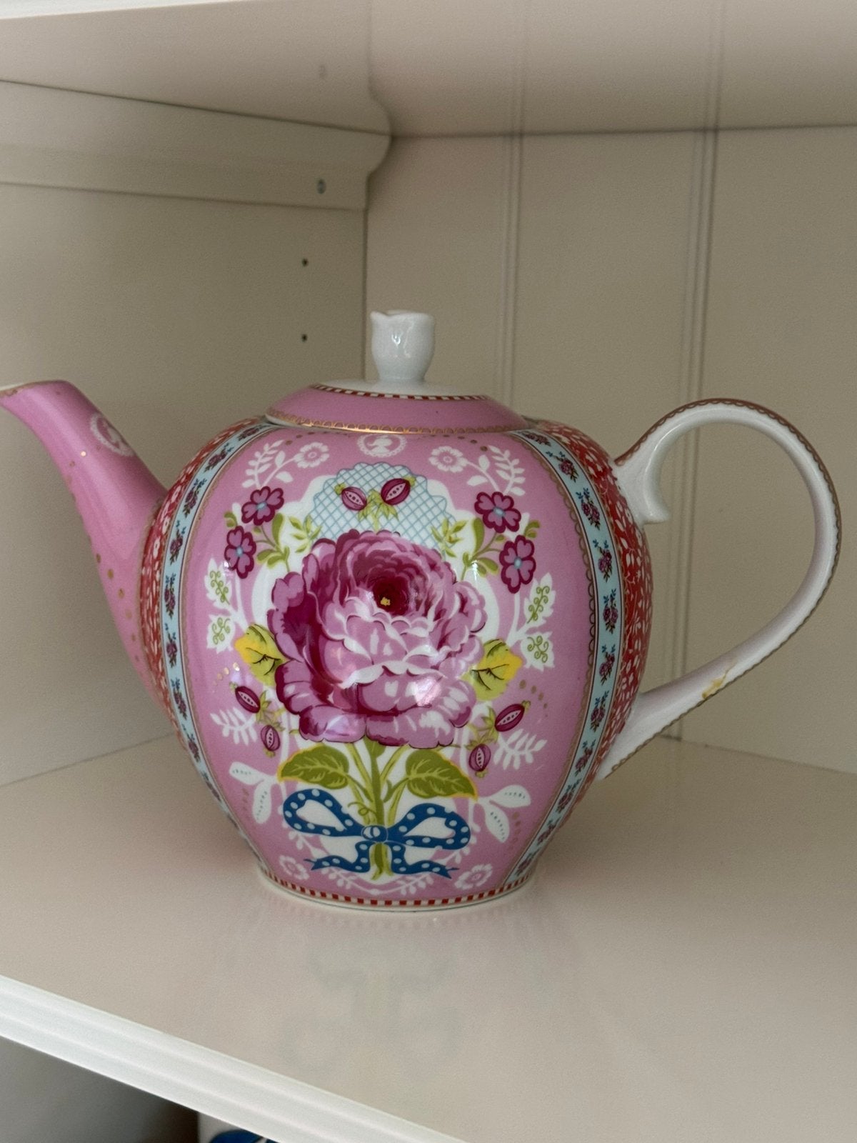 Pip Studio servies roze grote theepot, Pip Studio, Ophalen of Verzenden, Zo goed als nieuw, Porselein