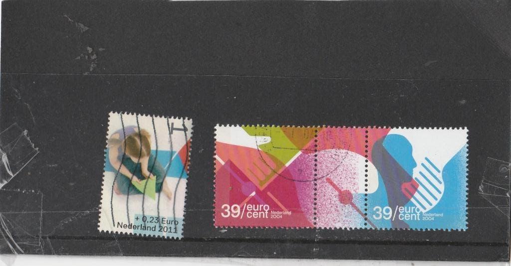 no 34 Nederland  losse zegels, Ophalen of Verzenden