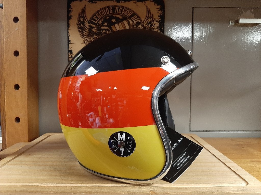 duitse helm maat S motor scooter helm scooterhelm brommer S, Pascalstraat 6 1704 RD Heerhugowaard, Jethelm, Ophalen of Verzenden