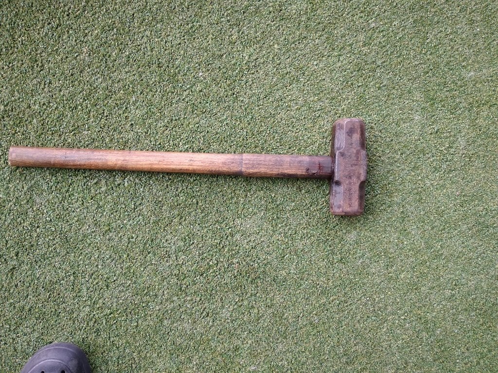 Voorhamer / Moker 3kg    is 60cm lang, Doe-het-zelf en Verbouw, Ophalen, Gebruikt, Hamer