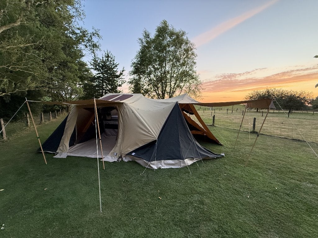 Aart Kok Livingstone GamedriveRL Crossroad uitstekende staat, Caravans en Kamperen, Ophalen, Aart Kok, Meerkleurig, Aanwezig