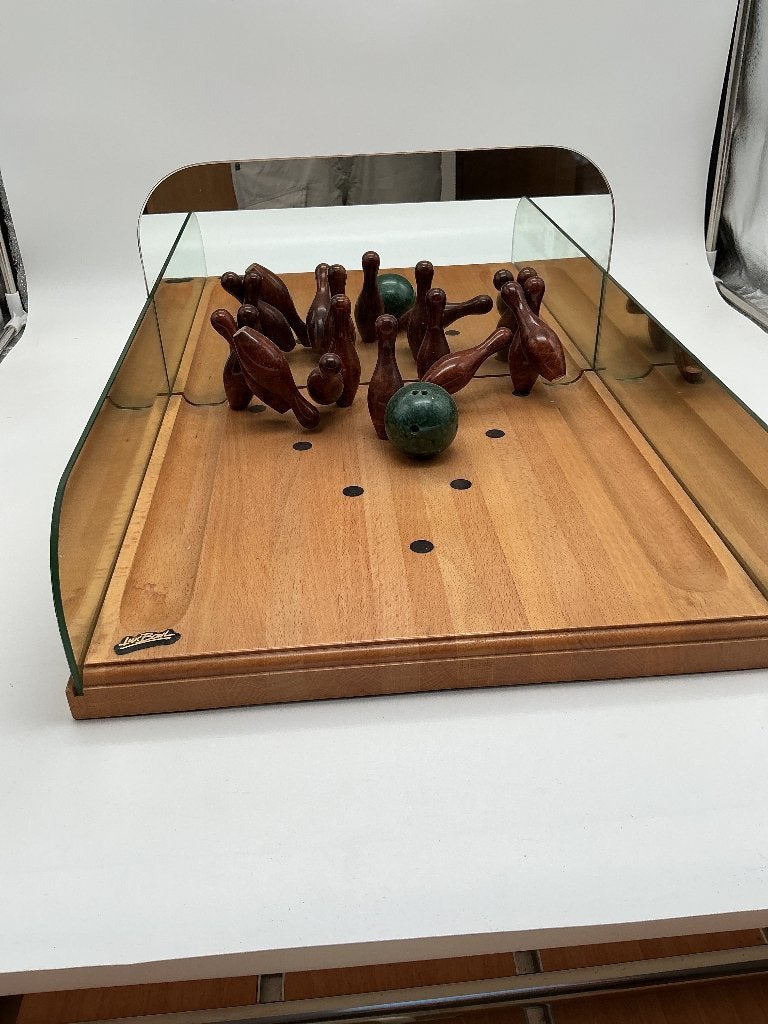 Decoratie voor bowling liefhebbers, 22 cm, 40 cm, Hout, Vintage