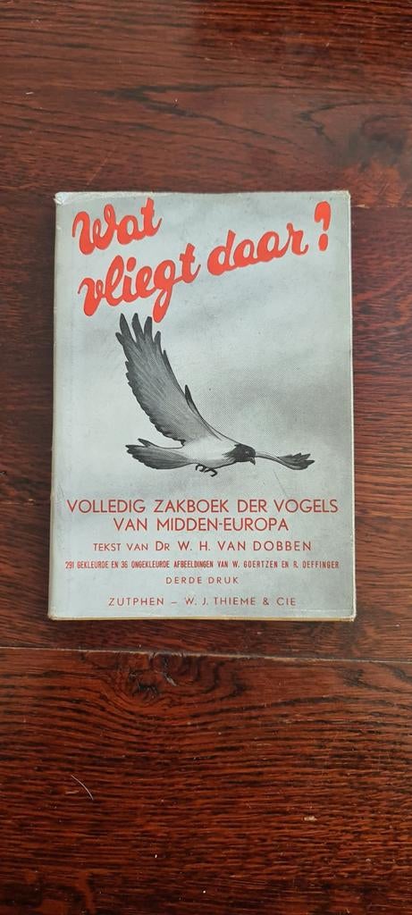 Wat vliegt daar? Zakboek der vogels van Midden-Europa, Ophalen of Verzenden