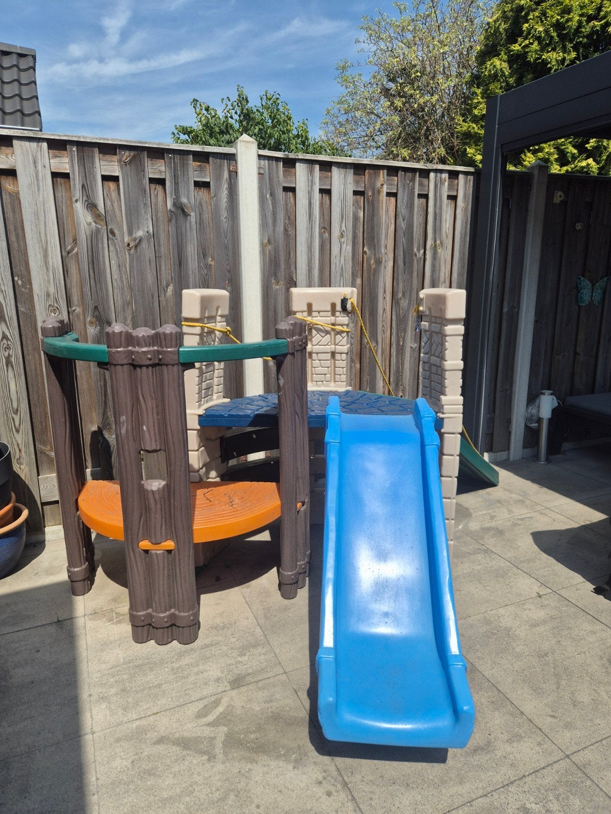 Speeltoestel met glijbanen en klimwand, Kinderen en Baby's, Ophalen, Gebruikt, Glijbaan
