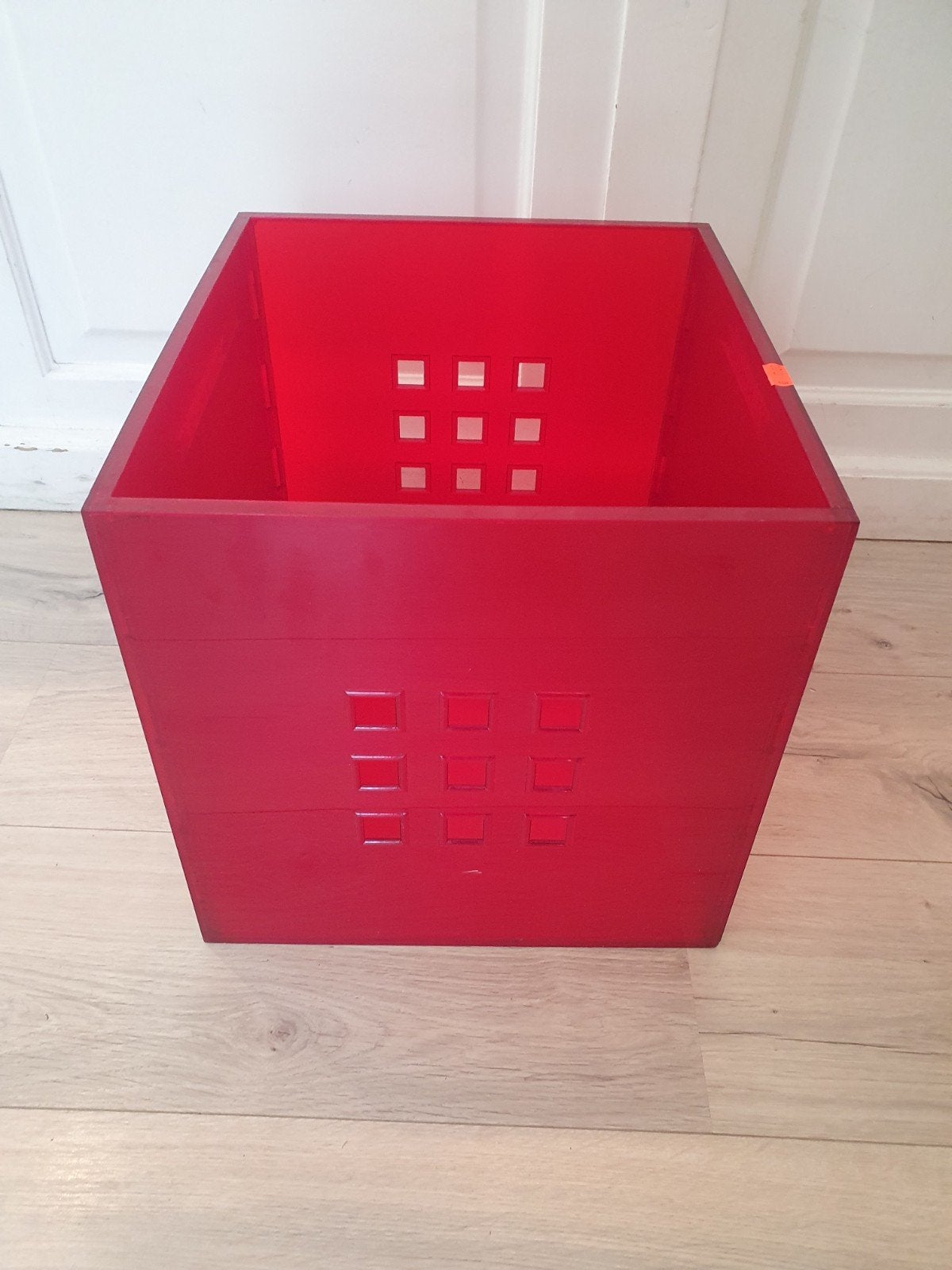 IKEA Kallax Opbergmand Rood - Perfect voor Kallax Kast, Contact.nl@ikea.com, Gebruikt, Minder dan 50 cm, Ophalen of Verzenden