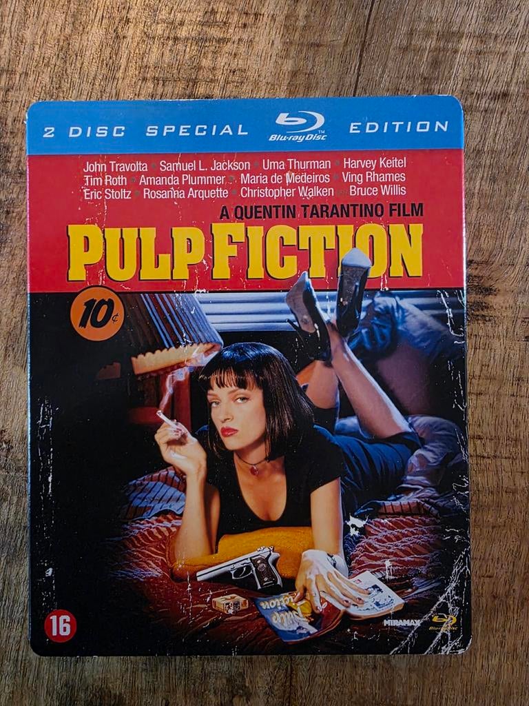 Pulp Fiction - 2 Disc Special Edition Blu-ray, Ophalen of Verzenden, Zo goed als nieuw, Thrillers en Misdaad, Boxset