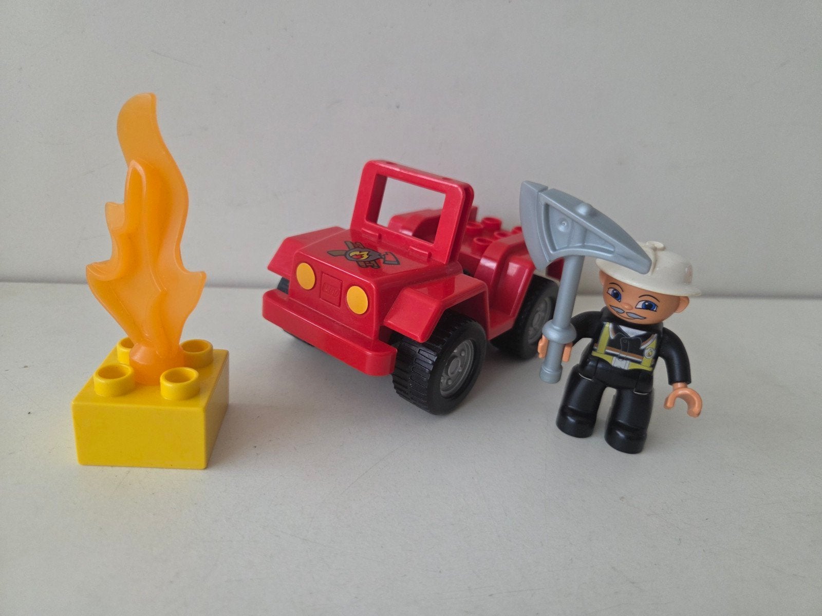 Lego Duplo 6169 Brandweercommandant - Compleet, Ophalen of Verzenden, Zo goed als nieuw, Duplo, Complete set