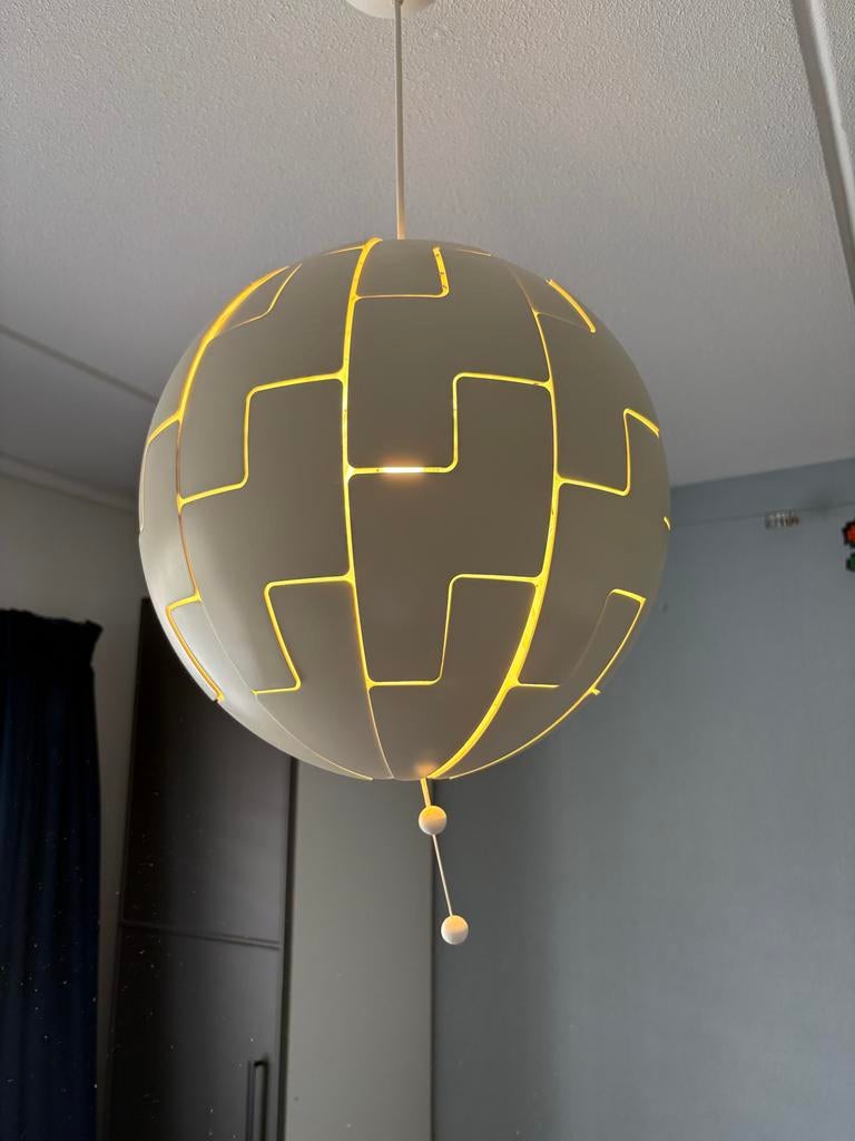 IKEA PS 2014 hanglamp - wit, uitschuifbaar en verstelbaar, Huis en Inrichting, Lampen | Hanglampen, Ophalen, Zo goed als nieuw