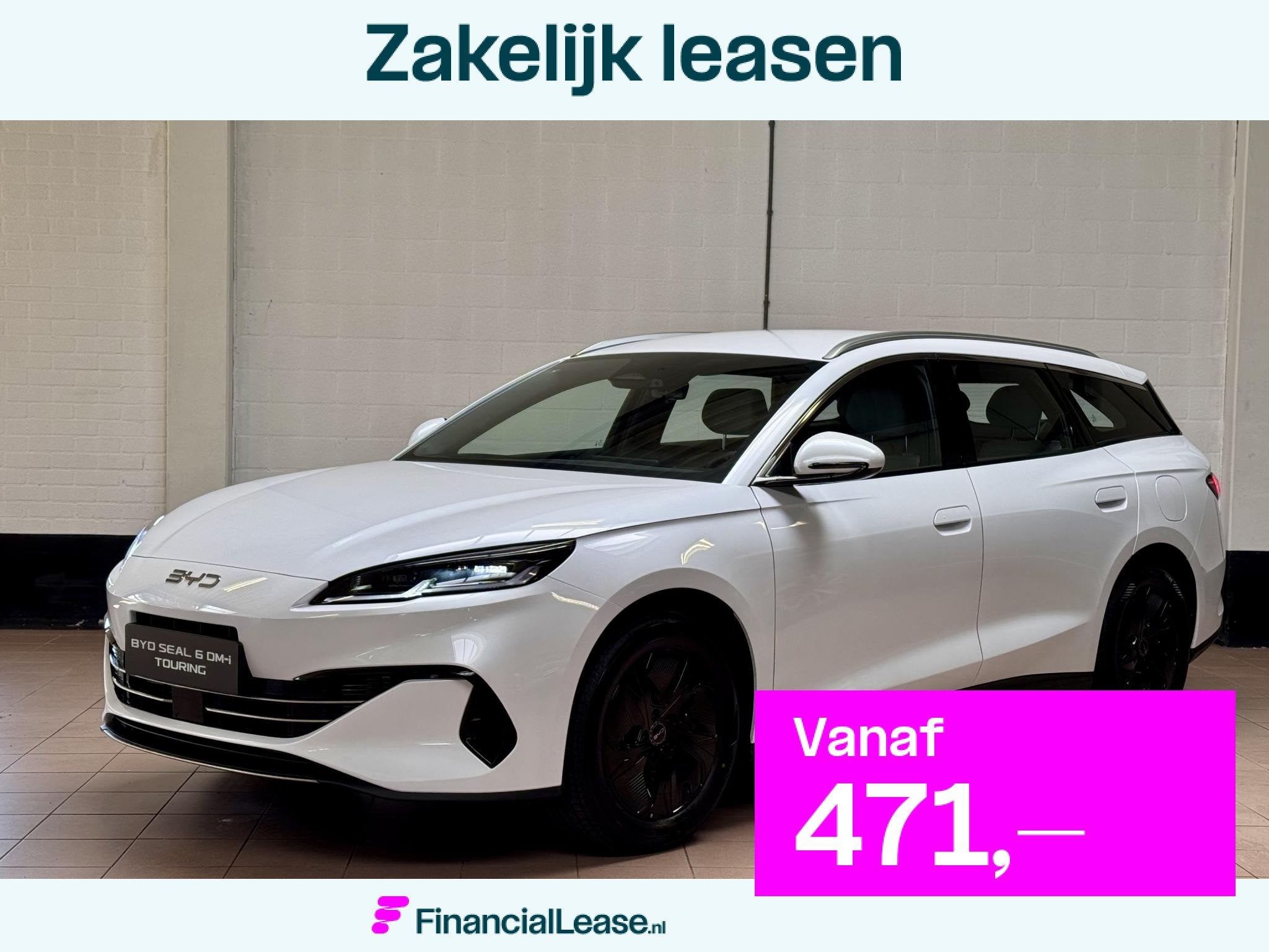 BYD SEAL 6 Touring 1.5 DM-i Boost | Carplay |, 1498 cc, 4 cilinders, 38 km/l, Wit