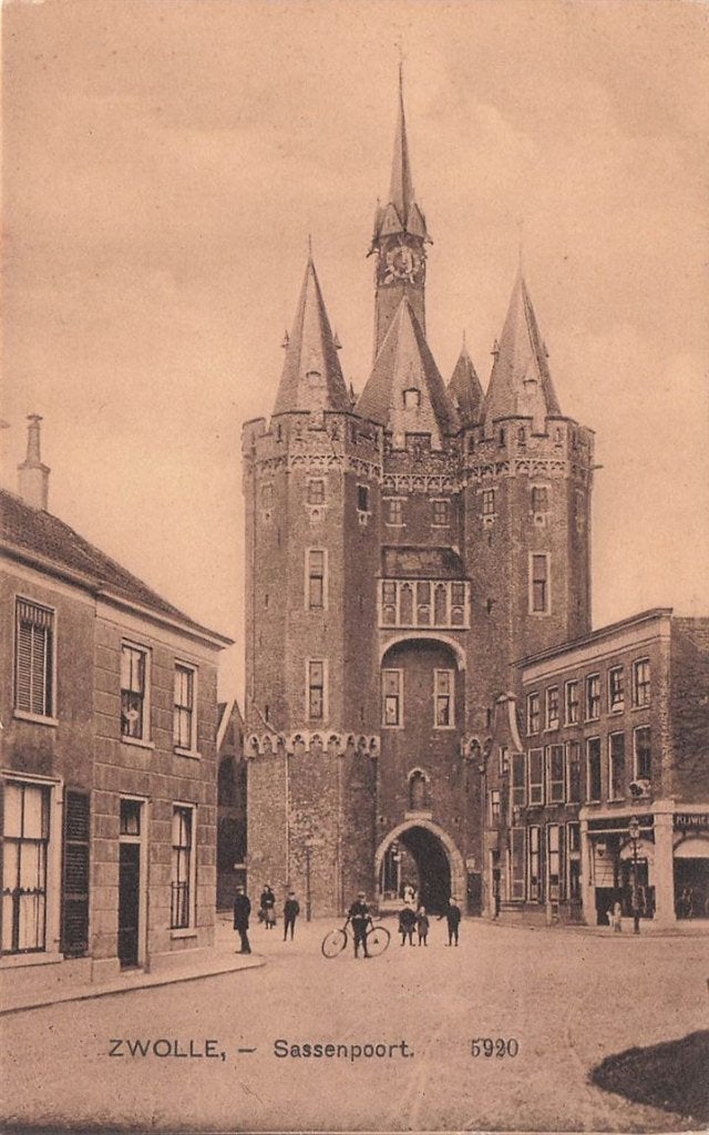 703-303-039 Zwolle Sassenpoort, Verzenden, Voor 1920, Overijssel