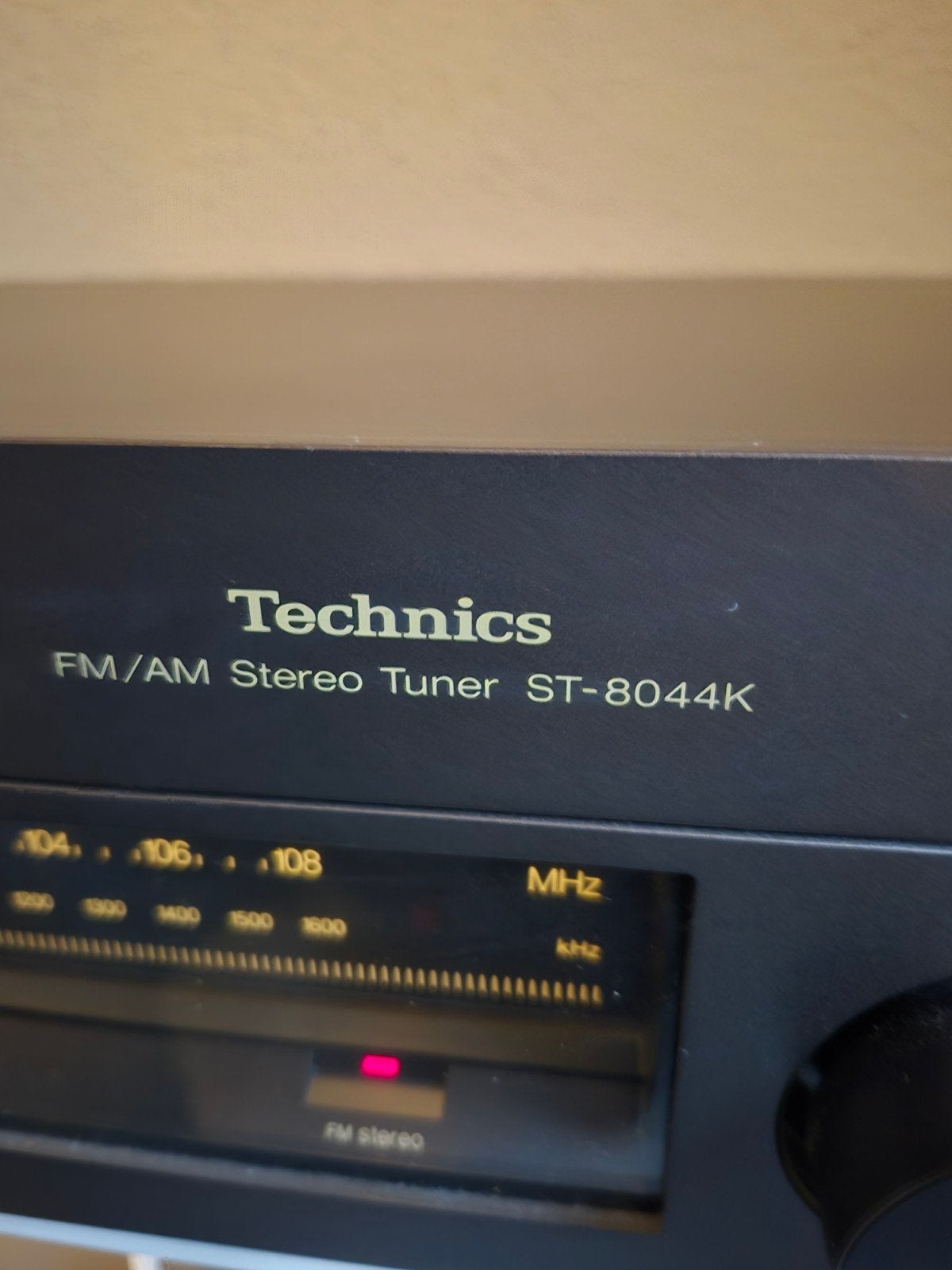 Technics st 8044 k tuner, Ophalen of Verzenden, Gebruikt, Analoog