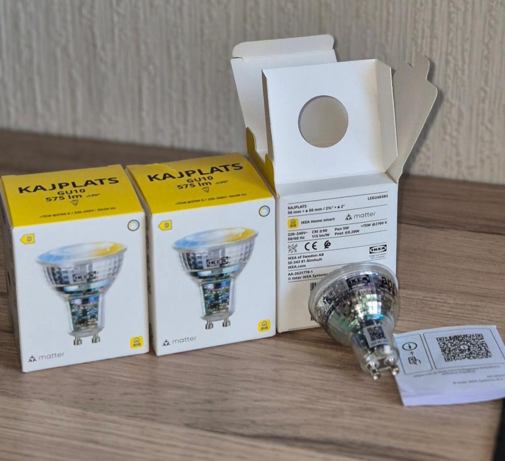 GU10 Slimme lamp van Ikea, Ophalen of Verzenden, Nieuw, Led-lamp