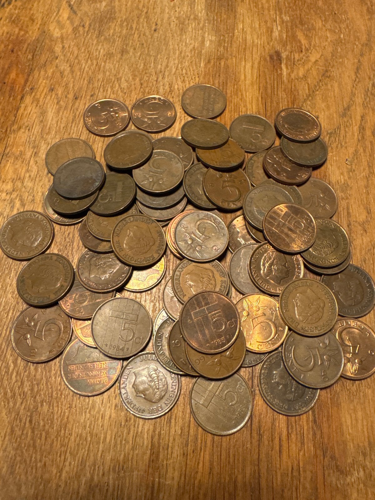 Zak met Nederlandse stuivers (5 cent munten), Ophalen of Verzenden, 5 cent, Setje