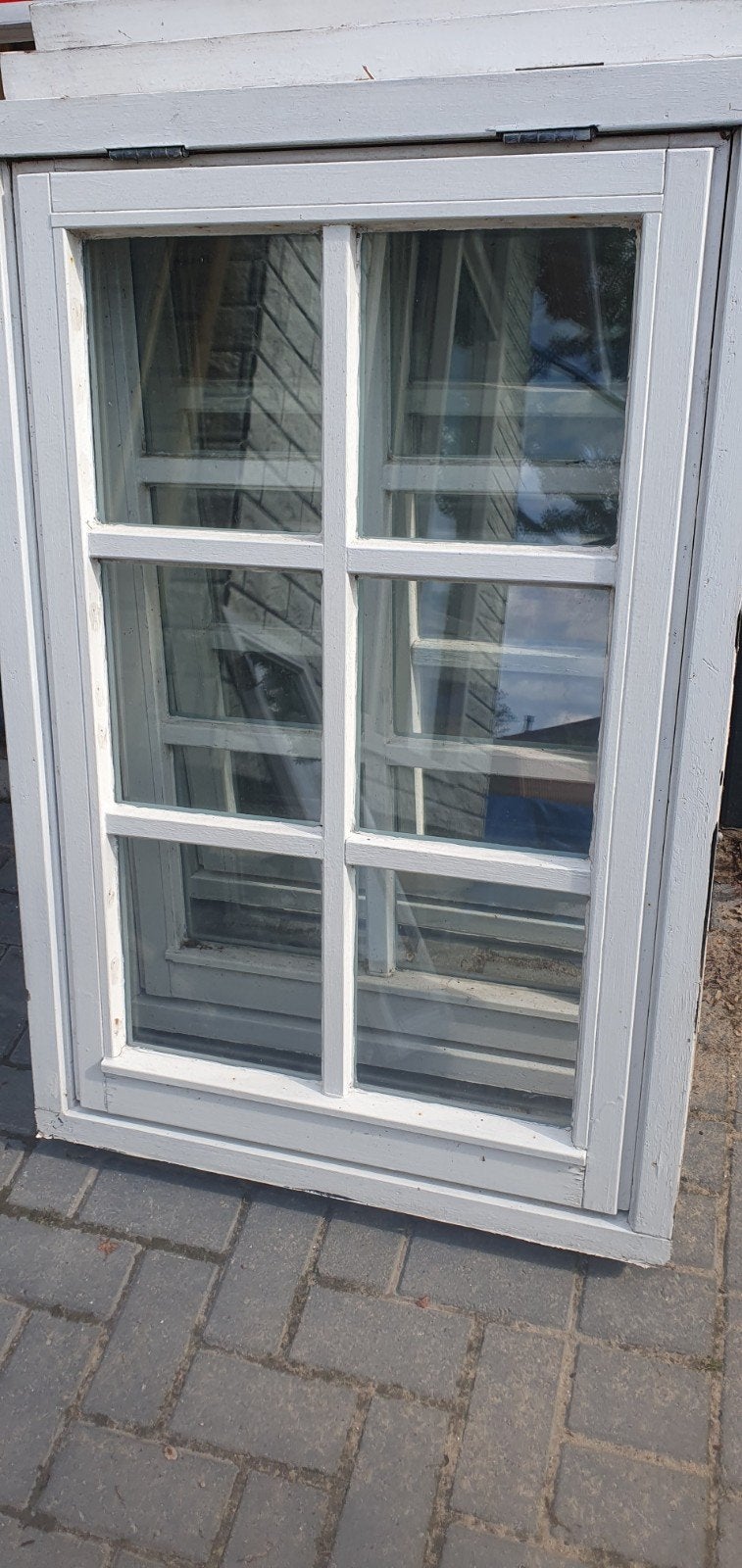 Raamkozijn openslaande raam Hardhout Dubbelglas Plak roedes, Doe-het-zelf en Verbouw, Glas en Ramen, Ophalen of Verzenden, Gevelraam of Ruit