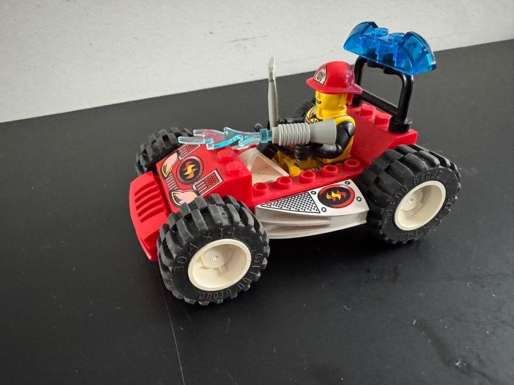 Lego 4601 Jack Stone City Brandweer Buggy met Minifiguur, Lego, Compleet, Ophalen of Verzenden, Complete set