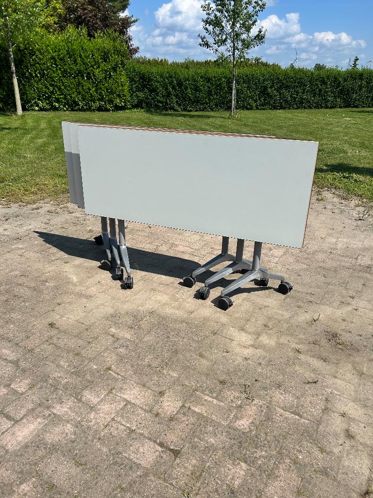 Professionele Wilkhahn Timetable vergader-/klaptafels, Huis en Inrichting, Ophalen, Gebruikt, 150 tot 200 cm, 200 cm of meer