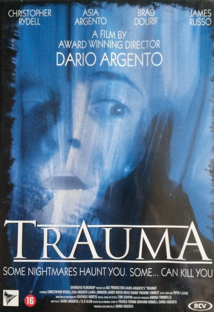 Trauma - Dario Argento, Asia Argento, Brad Dourif, Cd's en Dvd's, Vanaf 16 jaar, Verzenden, Nederlands, Overige genres
