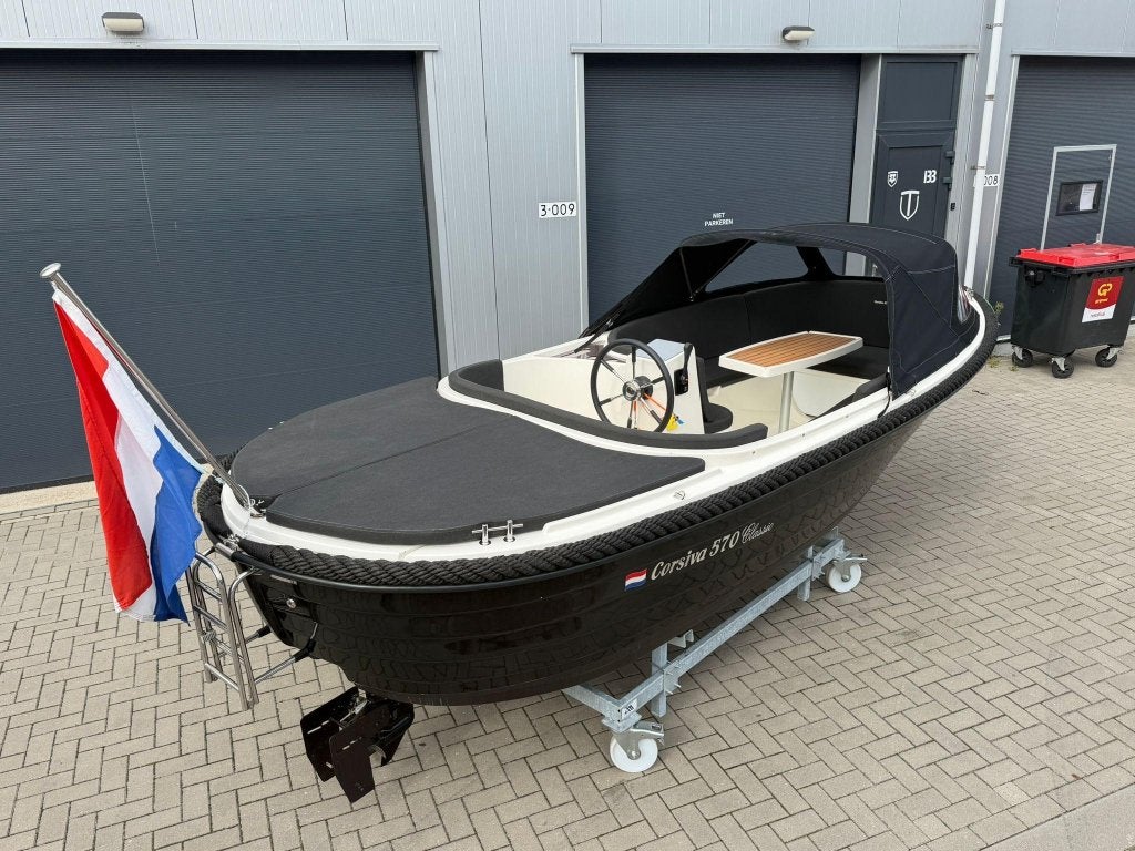 Corsiva 570 Tender Compleet incl. Mercury 15PK 4-takt, 6 m, 2 m, Corsiva, Nijverheidsweg 3F Grootebroek