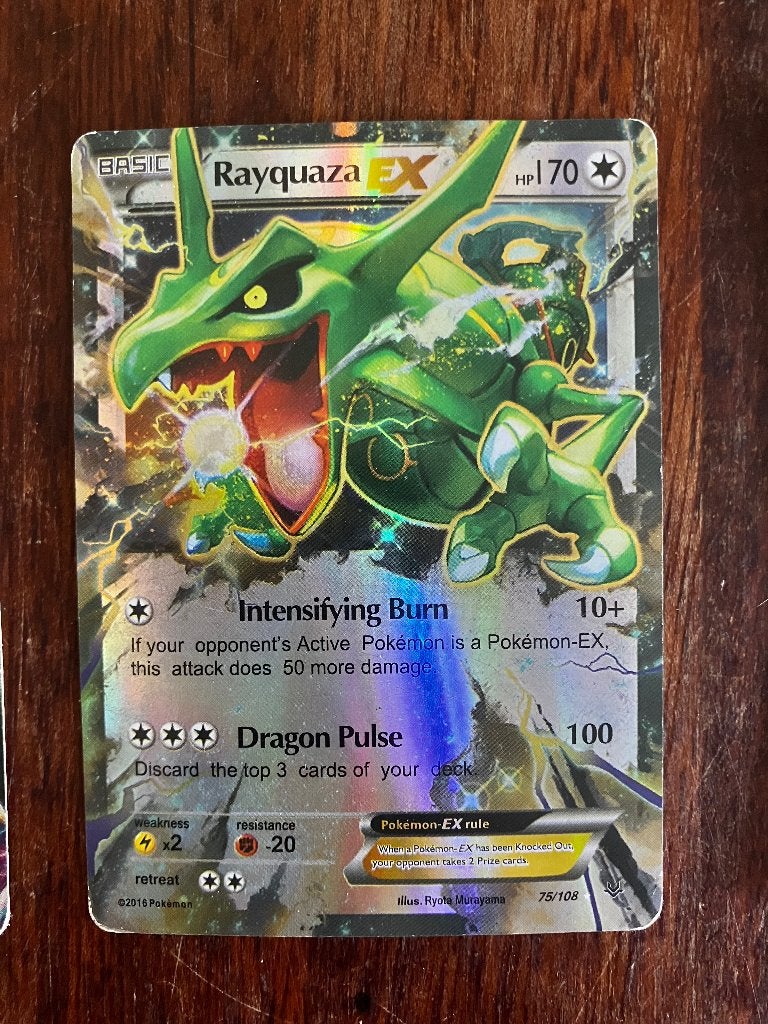 Pokemonkaart Rayquaza, Ophalen, Zo goed als nieuw, Losse kaart