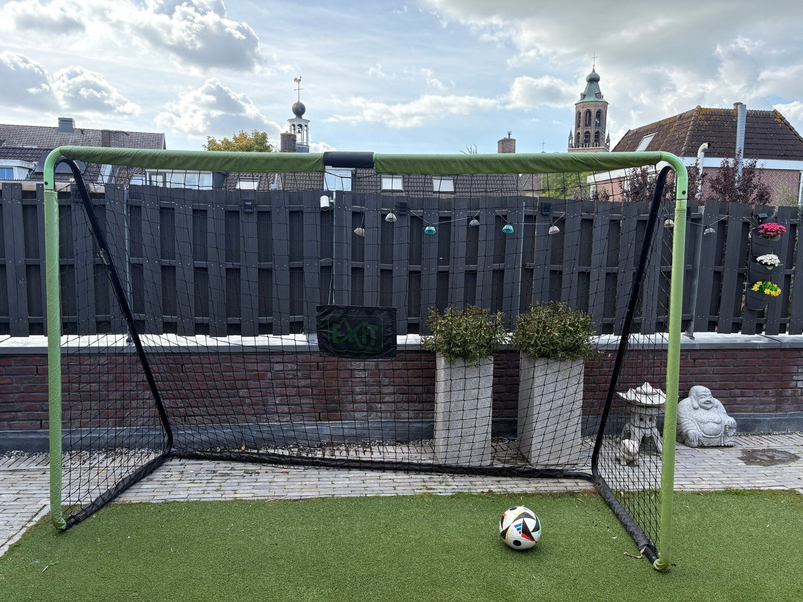 Exit Voetbal Goal 3 meter breed, 1.8 meter hoog, Sport en Fitness, Ophalen of Verzenden, Gebruikt, Overige typen