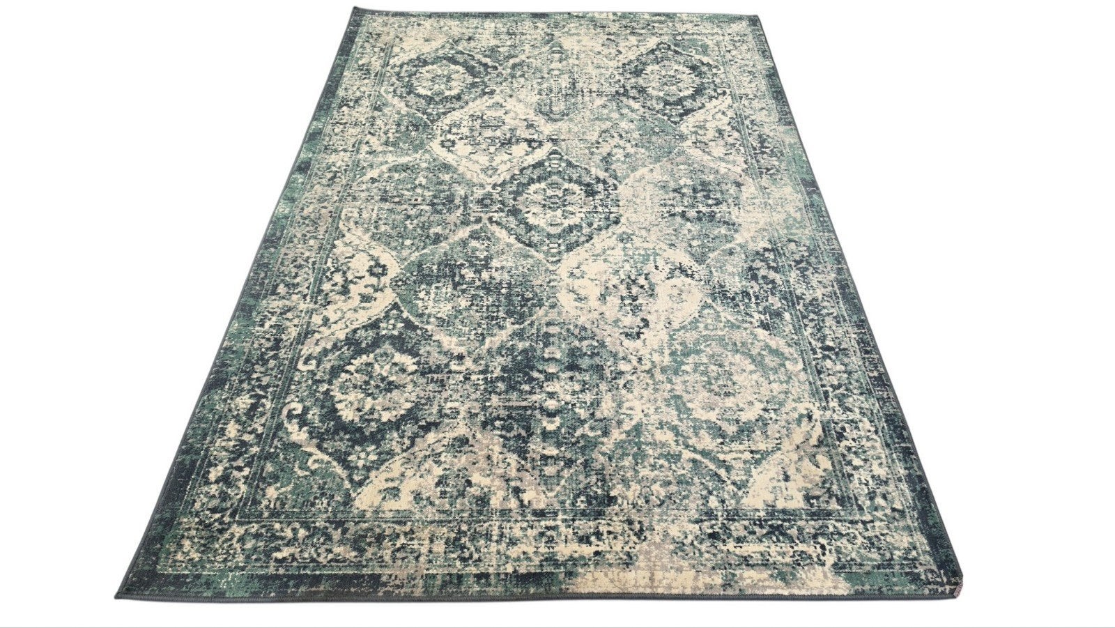 Vintage oosters Marble vintage style vloerkleed 133x195cm, 100 tot 150 cm, Vintage, Klassiek, Bohemian, Www.hypepopup.nl, Ophalen of Verzenden