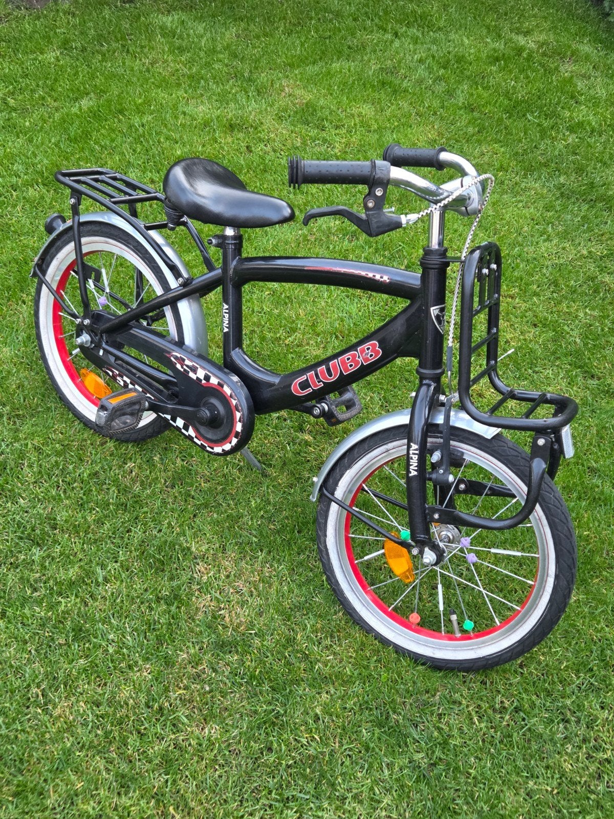 kinderfiets Alina clubb 16inch, Terugtraprem, Alpina Clubb, Gebruikt, Ophalen of Verzenden