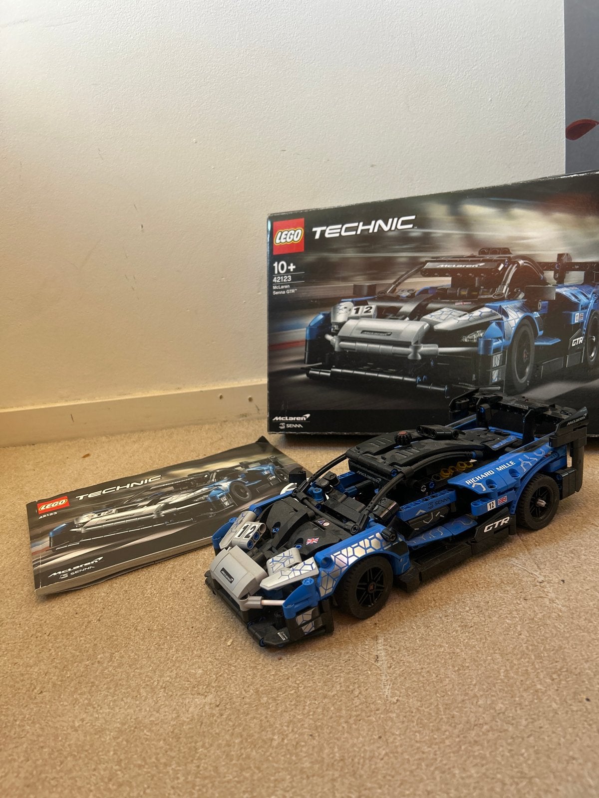 Lego Technic McLaren 42123, compleet met doos en boek, Lego, Ophalen of Verzenden, Zo goed als nieuw, Technic