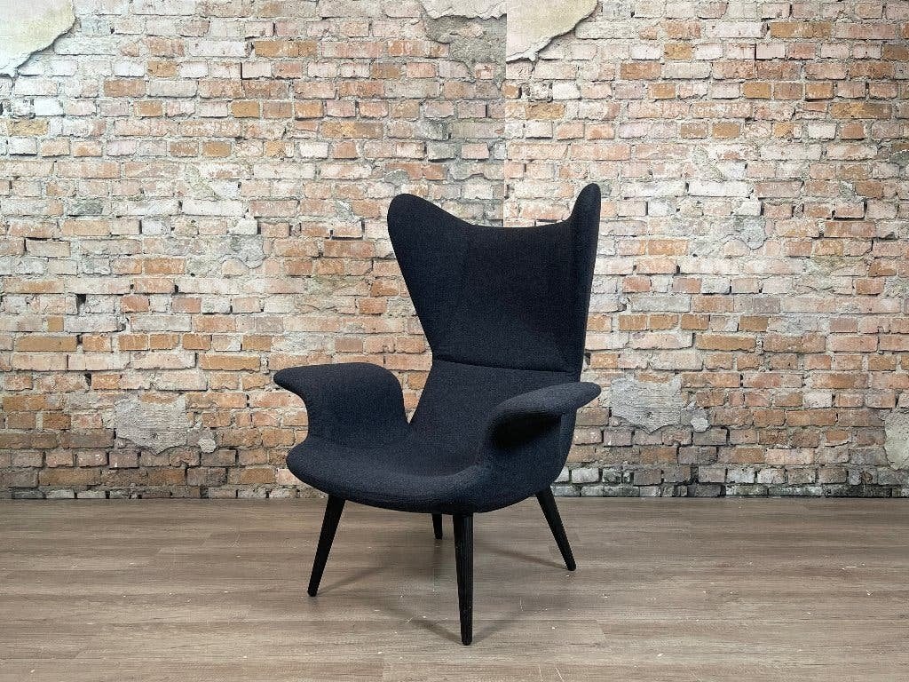 Moroso Longwave Fauteuil – Antraciet | Diesel Creative Team, Ophalen, Hout, Design, 75 tot 100 cm
