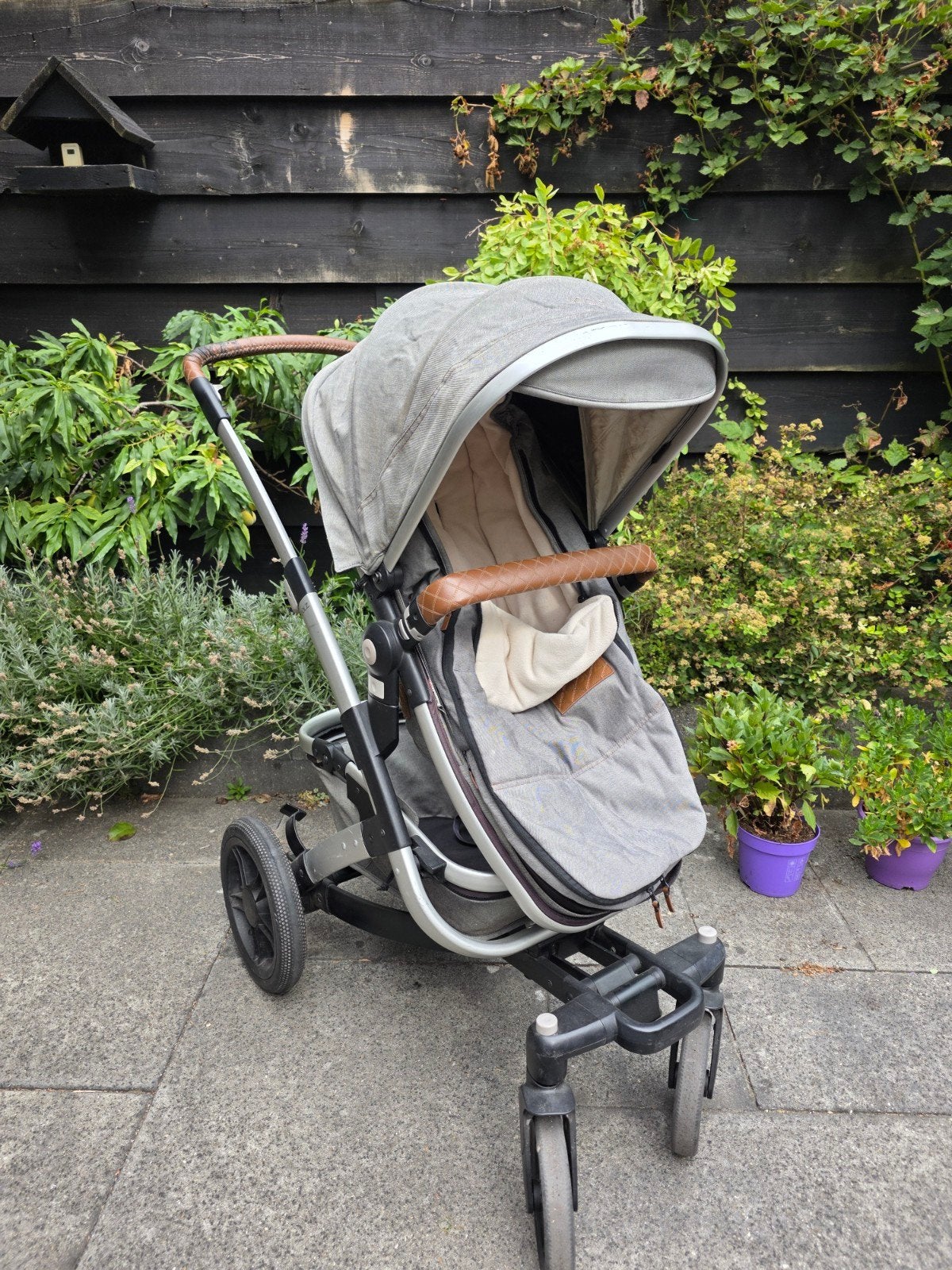 Joolz Geo Studio Grijs complete kinderwagen + accessoires, Kinderen en Baby's, Gebruikt, Luchtbanden, Combiwagen, Ophalen