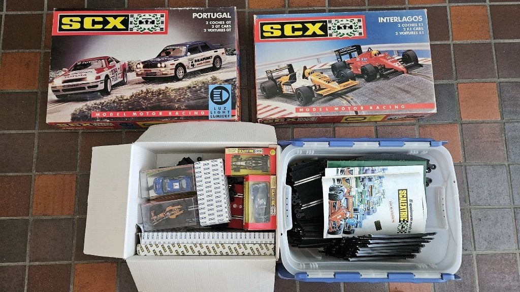 **SCX/Scalextric racebaanpartij uit 1992 ** ️, Gebruikt, Onderdelen, Zelf te bouwen, Elektrisch