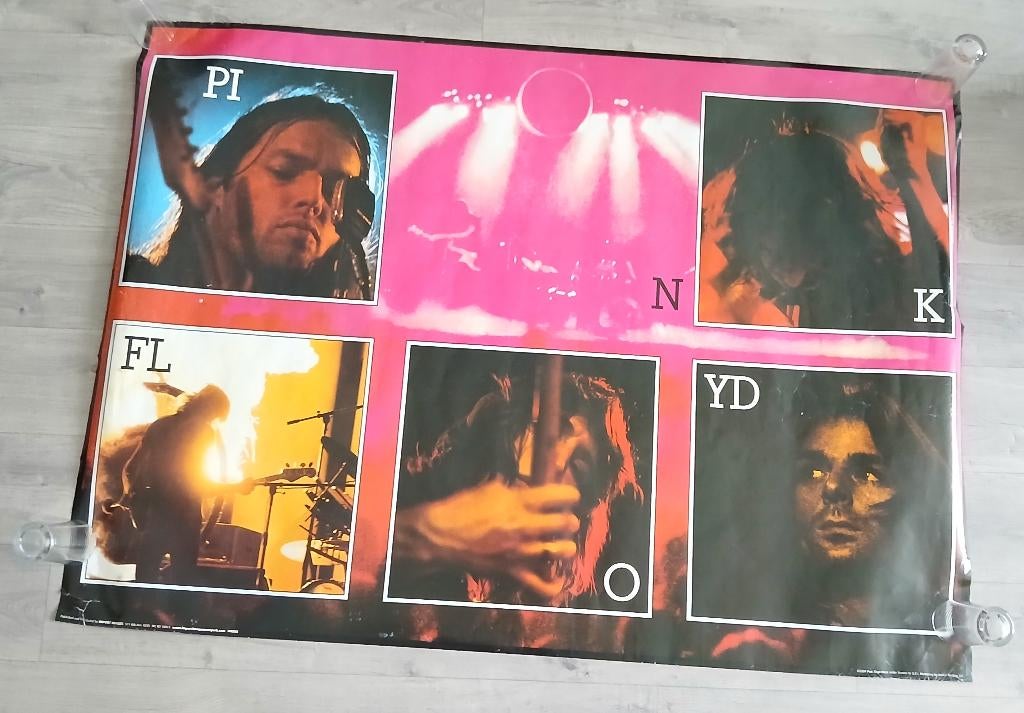 Pink Floyd Mega poster, Gebruikt, Deurposter of groter, Rechthoekig Liggend, Ophalen of Verzenden