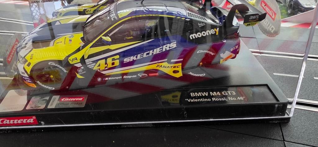 Carrera BMW M4 GT3 "Valentino Rossi, No.46" Slotcar, Ophalen of Verzenden, Nieuw, Auto