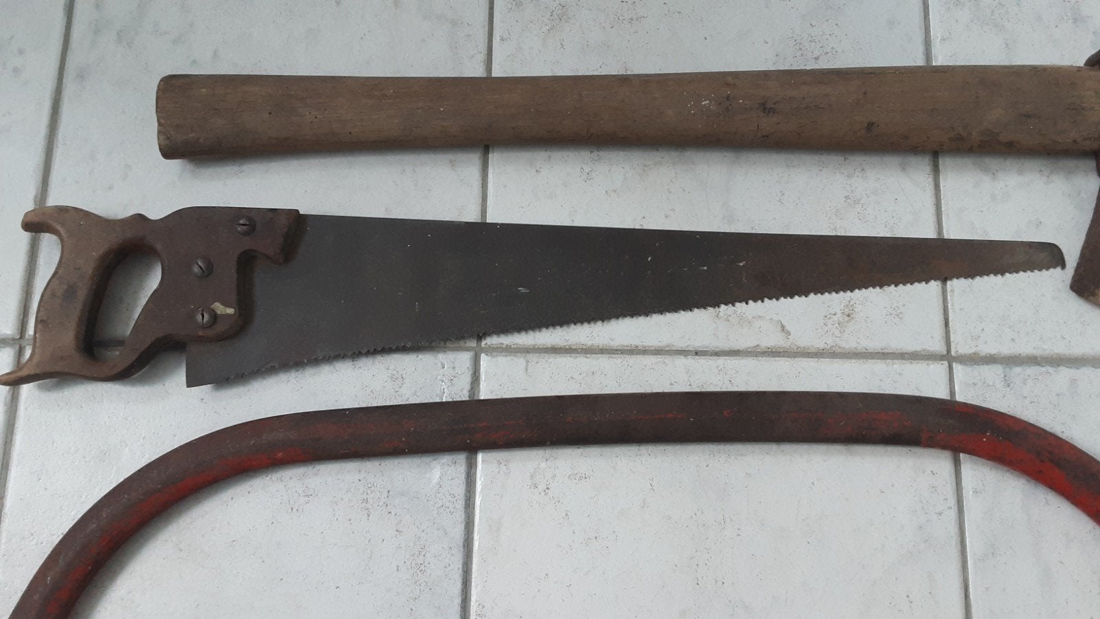 VINTAGE HANDZAAG 70 CM, BIED EEN LEUKE PRIJS!, Ophalen of Verzenden, Gebruikt