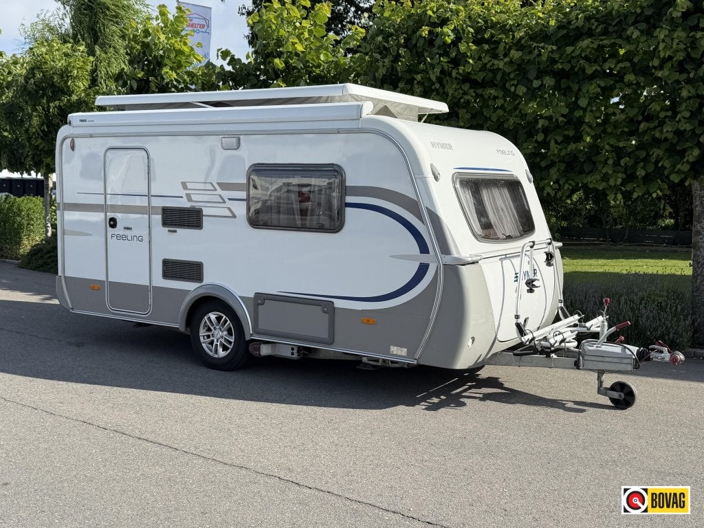 Eriba Feeling 390 verkocht, Dwarsbed, Rondzit, Tot en met 2, Bedrijf