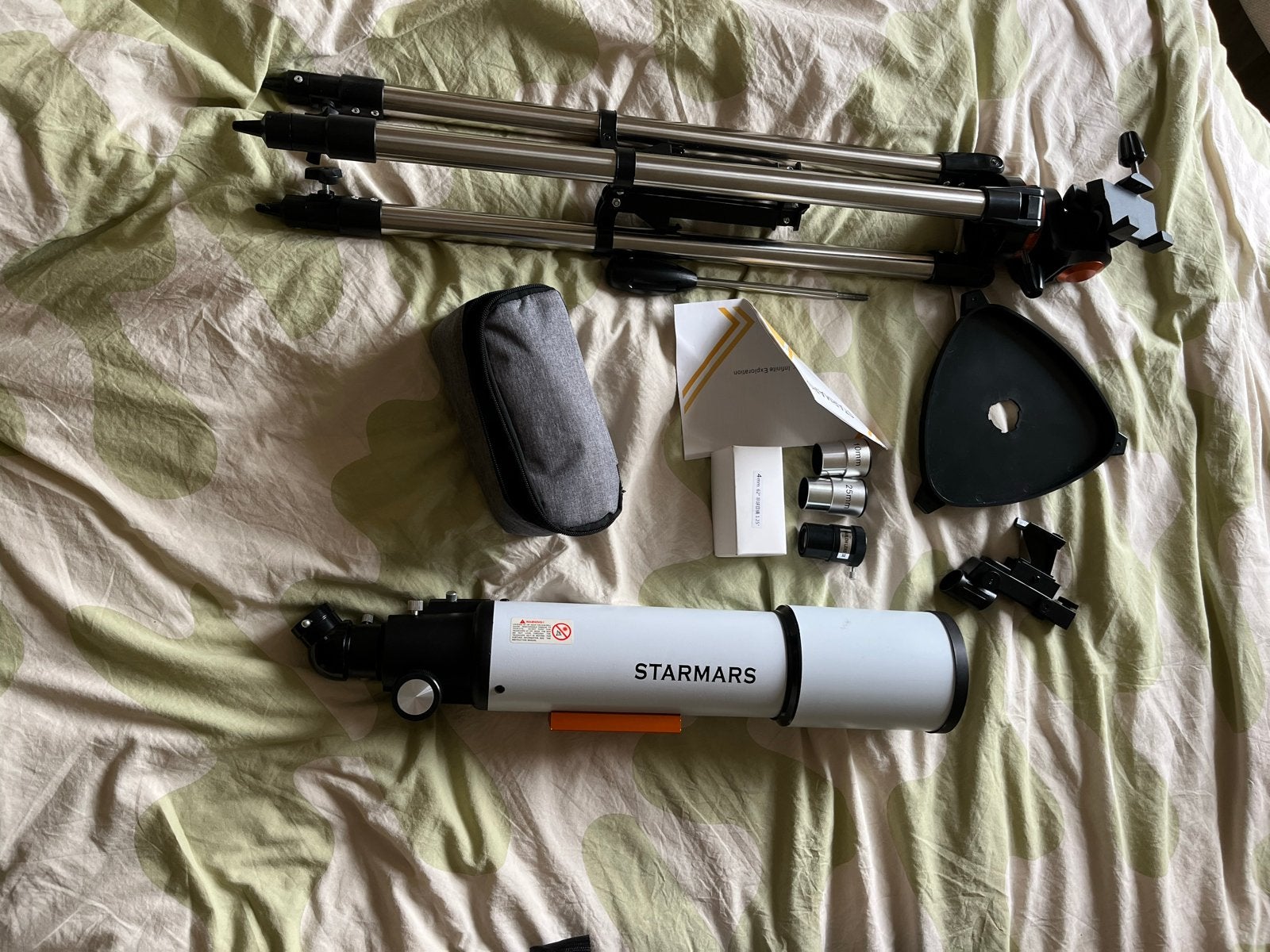 Starmars Astronomische Telescoop LT80500/70500/70700, Lenzentelescoop (refractor), Met statief, Ophalen of Verzenden, Zo goed als nieuw