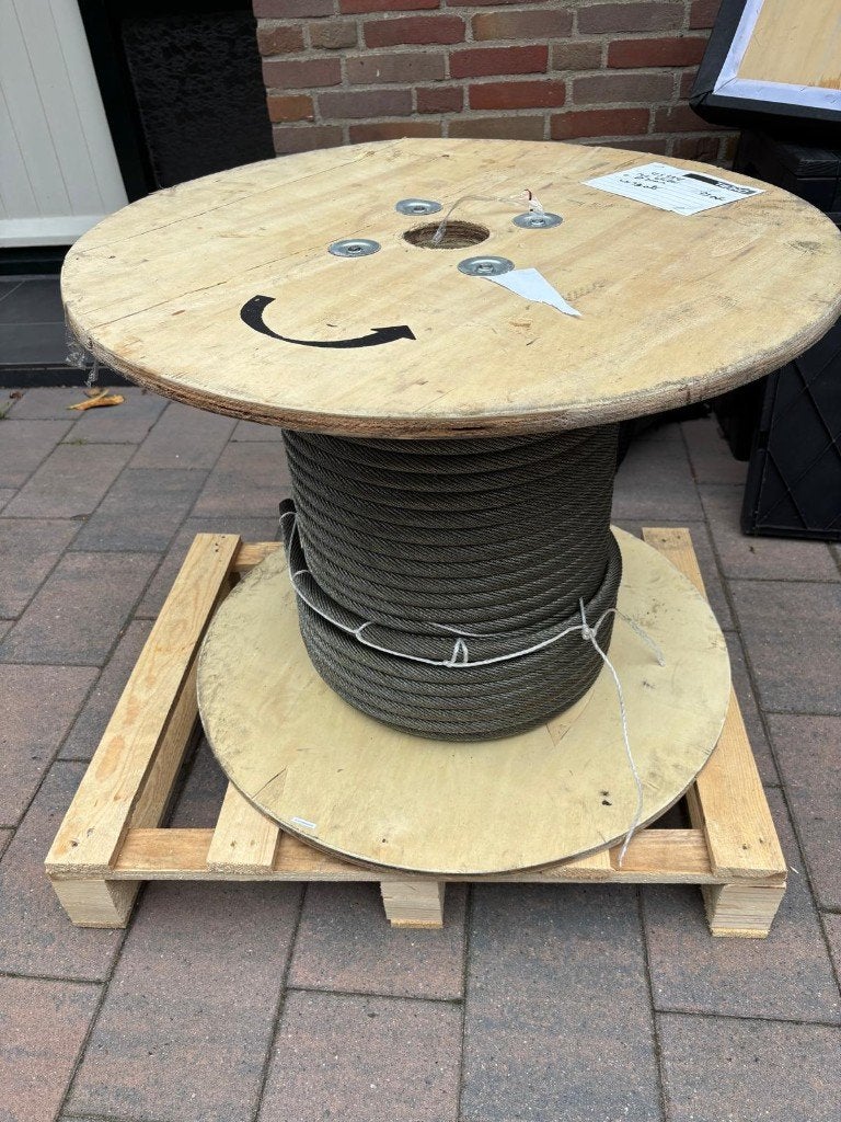 Hijsdraad/ Staaldraad 20mm x 75 meter - 302 kN, Doe-het-zelf en Verbouw, Metalen, Ophalen, Nieuw, IJzer