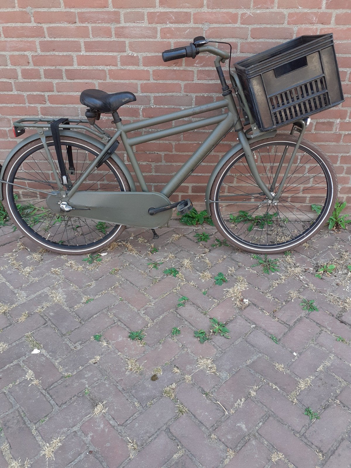 Cortina 26 inch transportfiets met krat en 3 versnellingen, Fietsen en Brommers, Terugtraprem, Versnellingen, Minder dan 49 cm