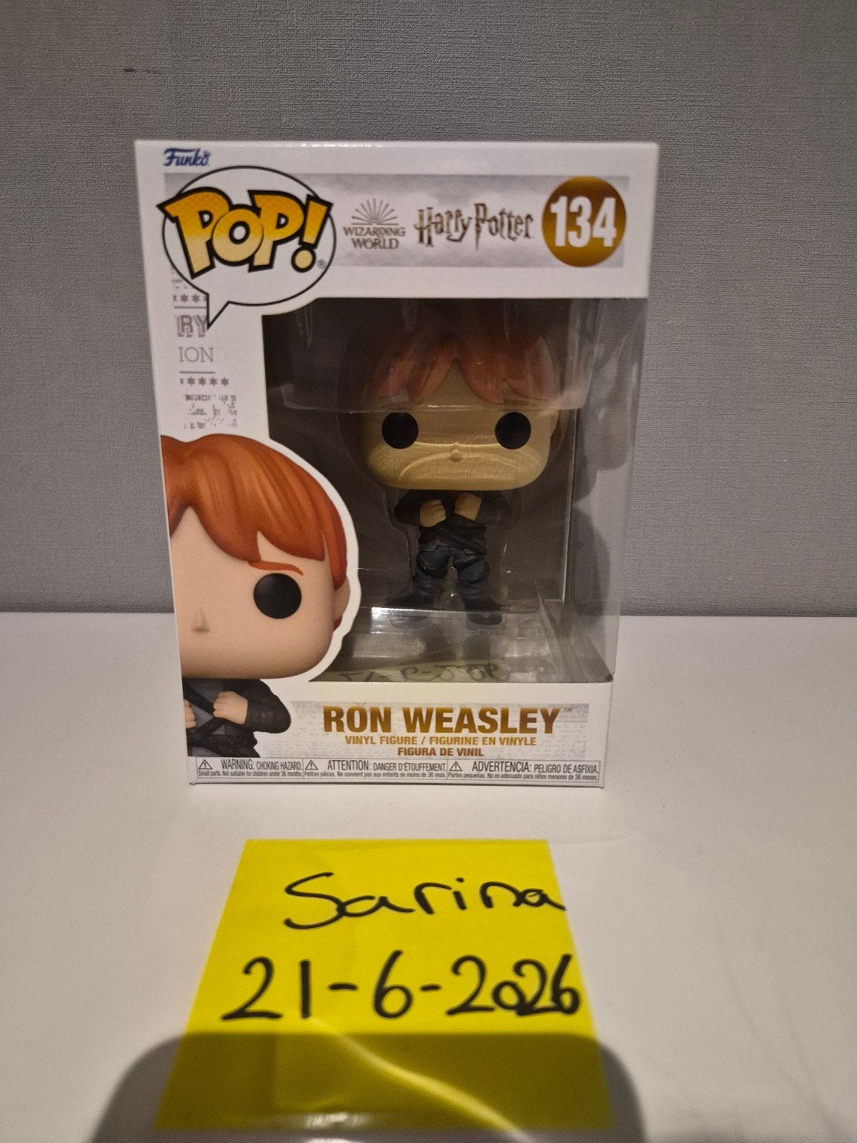 Funko pop ron wealsey 134, Verzenden, Zo goed als nieuw