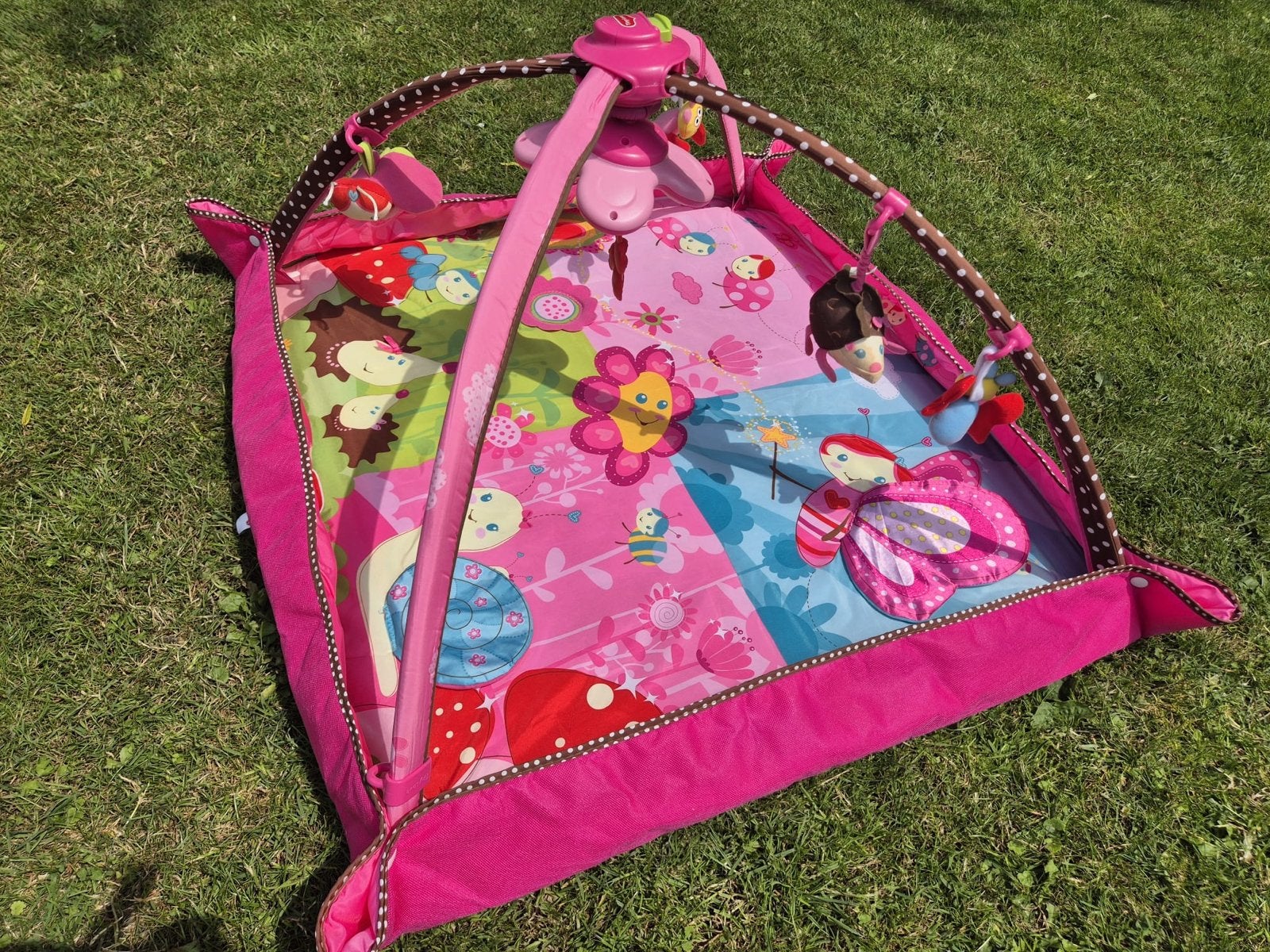 Tiny Love Gymini Move & Play speelkleed met speeltjes, Ophalen, Zo goed als nieuw, Speelkleed, Met geluid