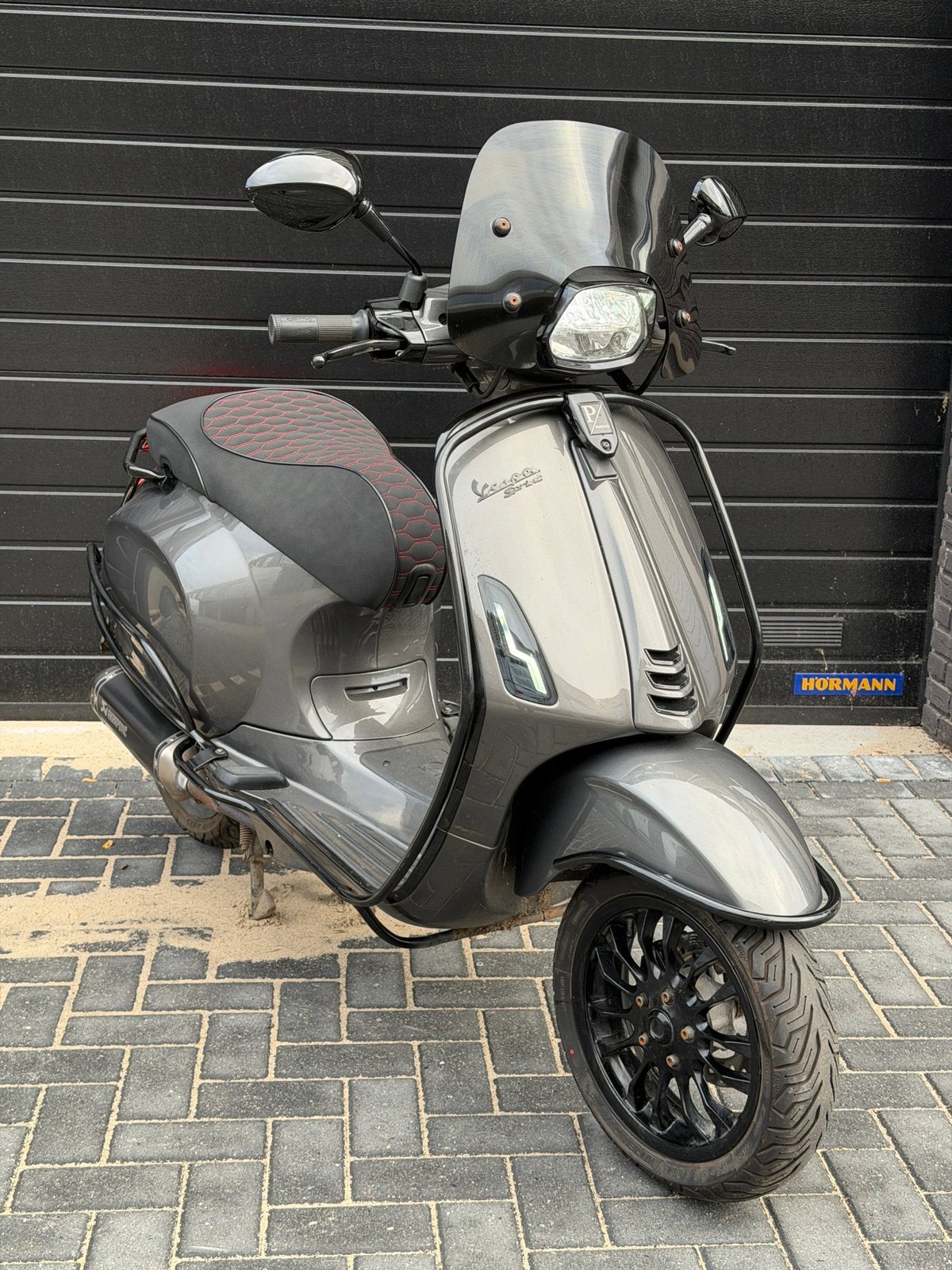 Vespa sprint 2020! Porsche agaat grijs! Akrapovic! 65km/h, Ophalen of Verzenden, Zo goed als nieuw, Benzine