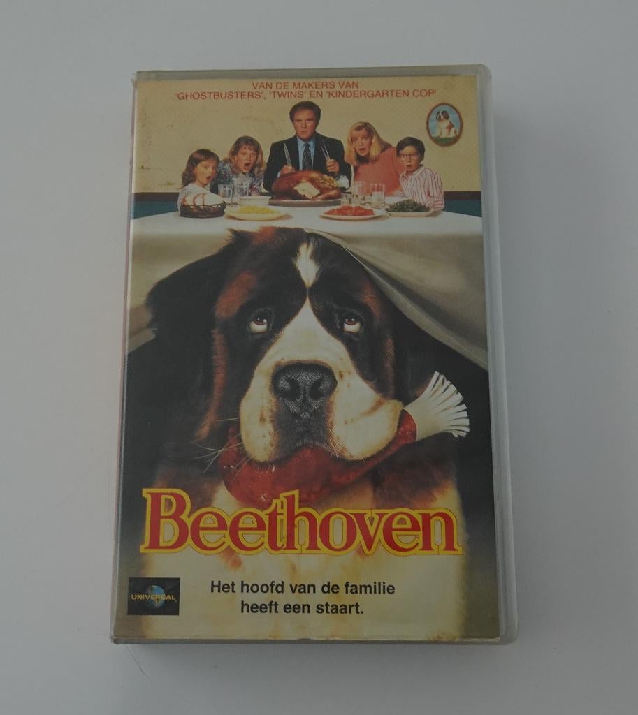 Beethoven - Film op VHS uit 1992, Alle leeftijden, Ophalen, Zo goed als nieuw