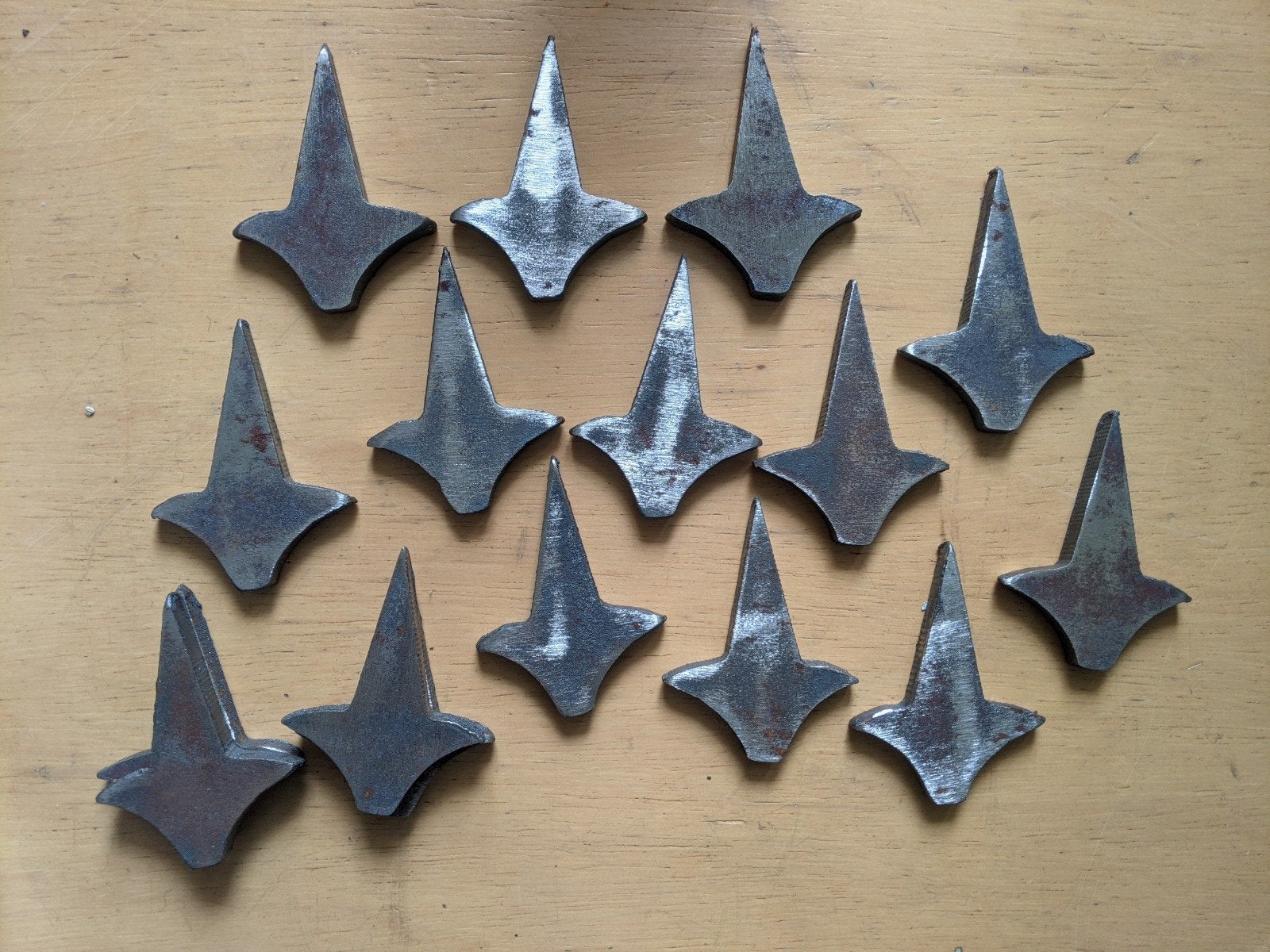 Metalen punten voor smeedwerk, Ophalen of Verzenden, Gebruikt